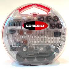 CoreBilt Core Bilt Juego de accesorios para herramientas rotativas de 180 piezas NUEVO