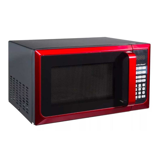 Microondas hamilton beach rojo acero inoxidable 0.9 et 120V