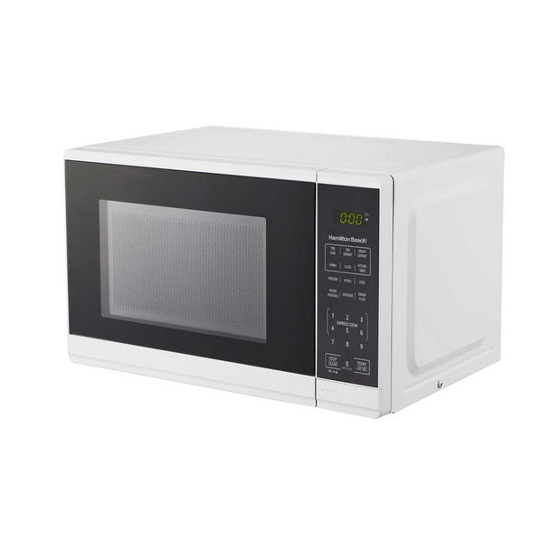 Horno de microondas mainstays 1000w Negro,rojo y blanco 0.7 ft cu