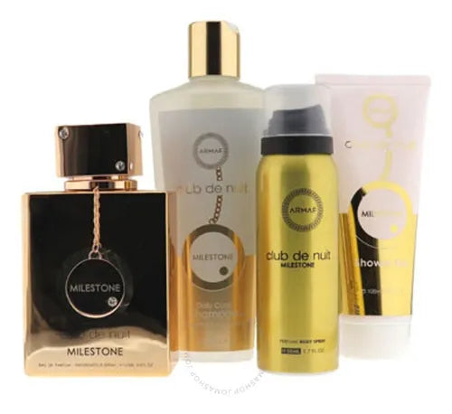 Set Armaf Club De Nuit Milestone Unisex 105ml Edp Volumen De La Unidad 105 Ml