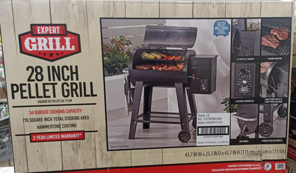 28 inch pellet grill   (expert grill)