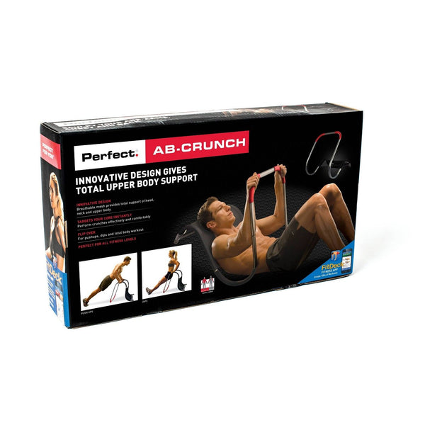 Perfecto Fitness 31125, Crunch Sports Gear, Negro/rojo/blanco, Estimulador Muscular