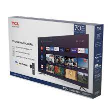 TCL Television de 70” Class 4-Series 4K (2160p) Smart LED Android TV Compatible con Netflix, Youtube, Disney+, Spotify, Chromecast y Google Assistant - 70S430 (Reacondicionado)