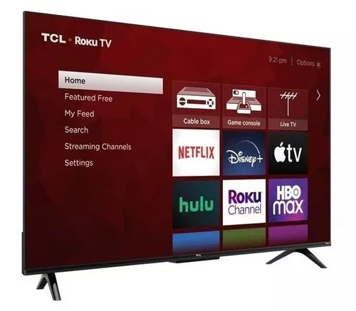 Pantalla Marca TCL 55 Pulgadas 4k uhd con Roku Smart Tv